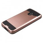 Wholesale Alcatel Stellar Tru 5065N Iron Shield Hybrid Case (Rose Gold)